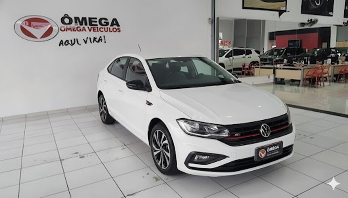 VW - VolksWagen VIRTUS Exclusive 250TSI 1.4 Flex 16V Aut automatica white 2024 - VW - VolksWagen 2024